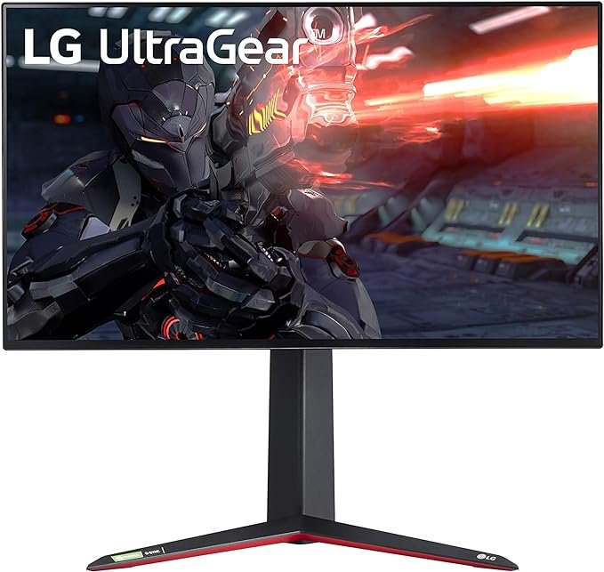 أفضل شاشات الألعاب في 2024: شاشة LG UltraGear 27GN950-B بدقة 4K ومعدل تحديث 144Hz.